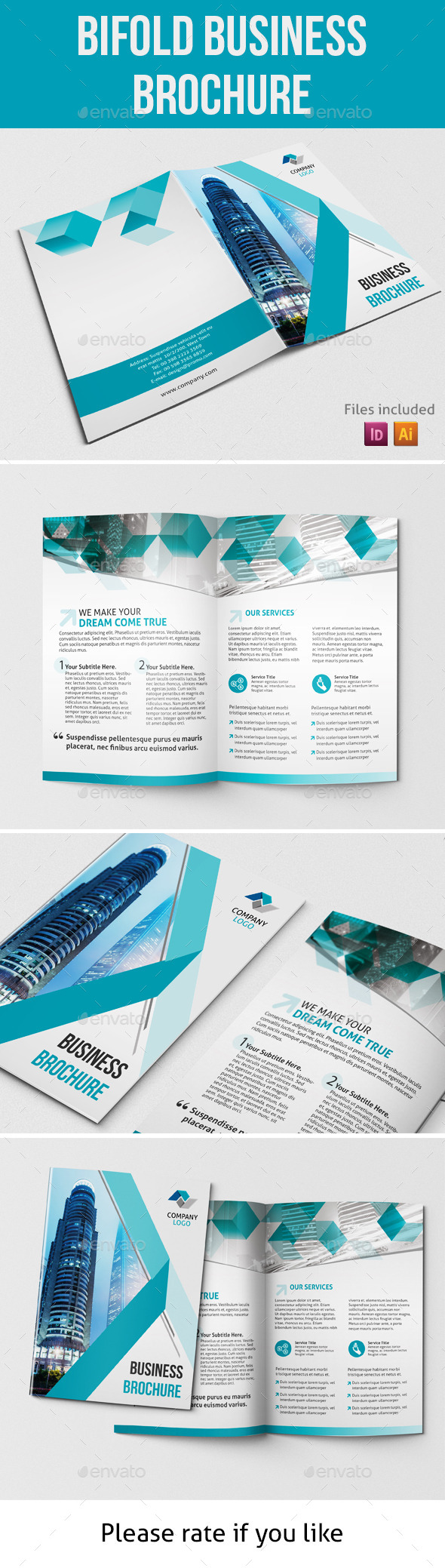 Bi-Fold Multy Purpose Brochure - Brochures Print Templates