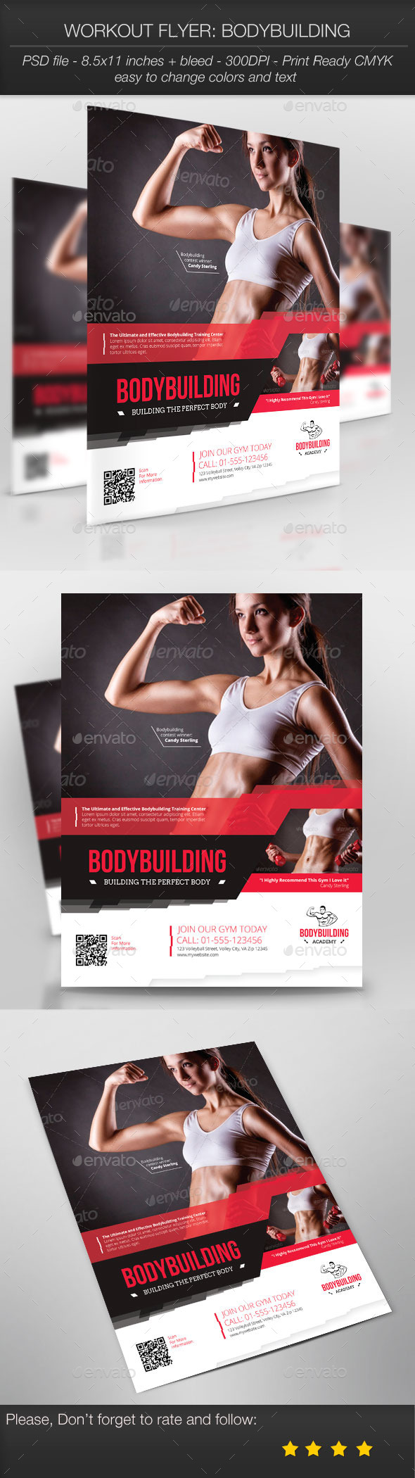 Workout Flyer: Bodybuilding - Sports Events