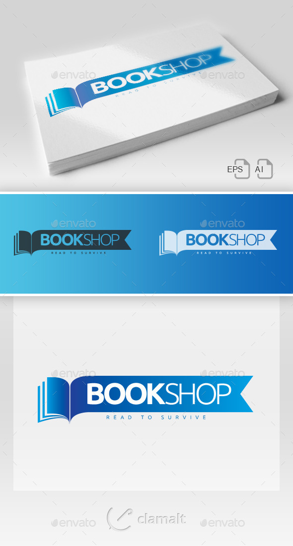Book Shop Logo - Symbols Logo Templates