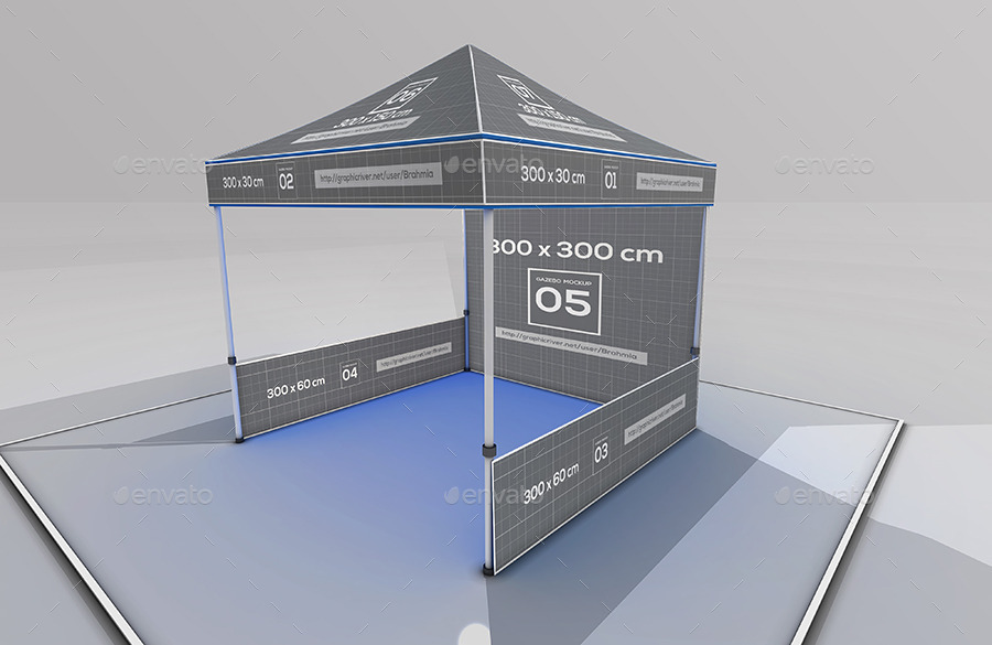 Download Tent Gazebo Mockup By Brahmia Graphicriver