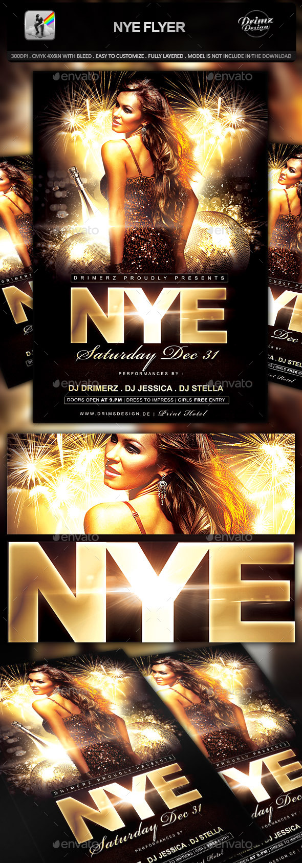 NYE Flyer - Holidays Events