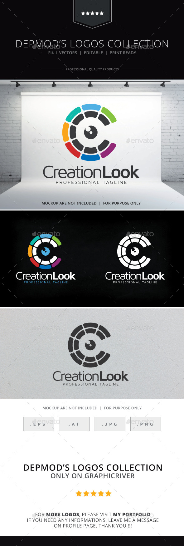 Creation Look Logo - Letters Logo Templates