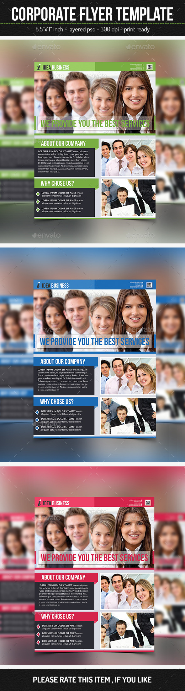 Corporate Business Flyer Template - Corporate Flyers