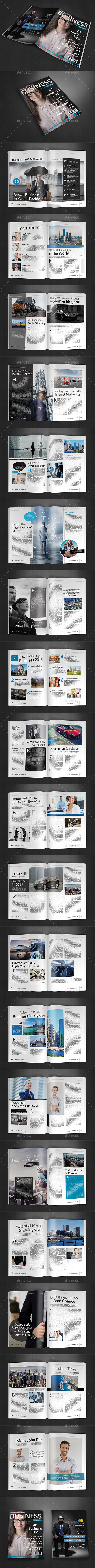 A4 Magazine Template Vol.9 - Magazines Print Templates