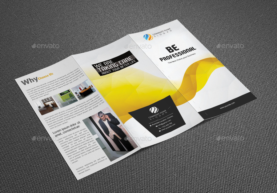 Business Tri Fold Brochure Template Design, Print Templates | GraphicRiver