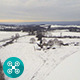 Snow Covered Farm Aerial - VideoHive Item for Sale