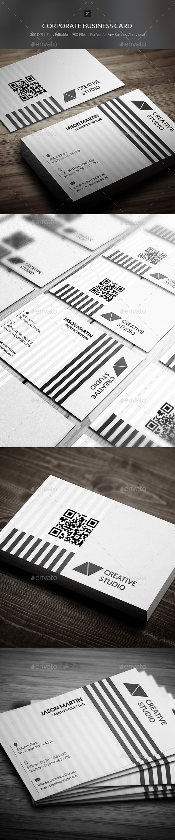 Corporate Business Card - 01 - Corporate Business Cards