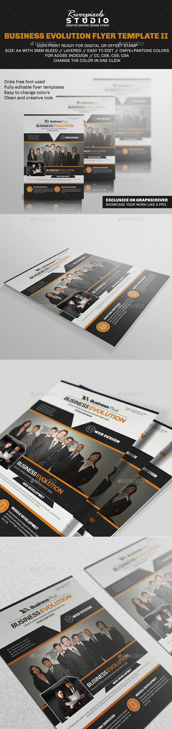 Business Evolution Flyer Template II - Corporate Flyers