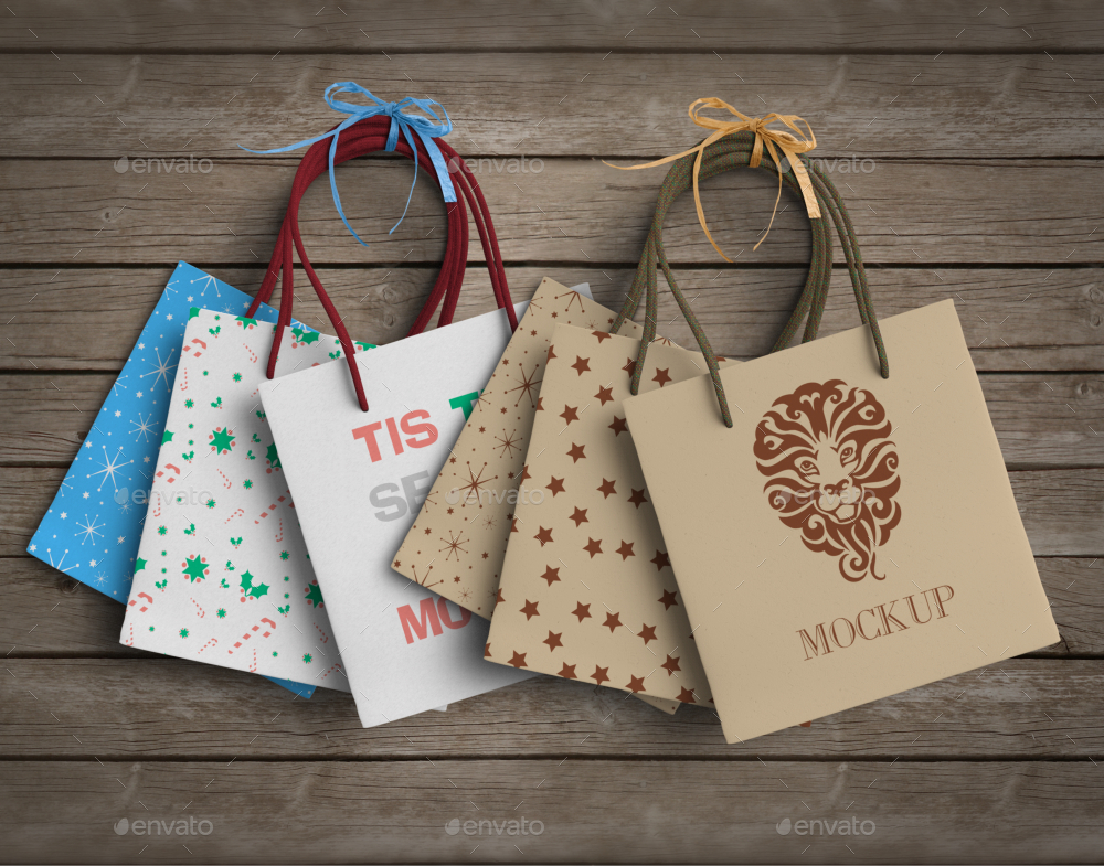 Download Gift Bags Mockup by Fusionhorn | GraphicRiver