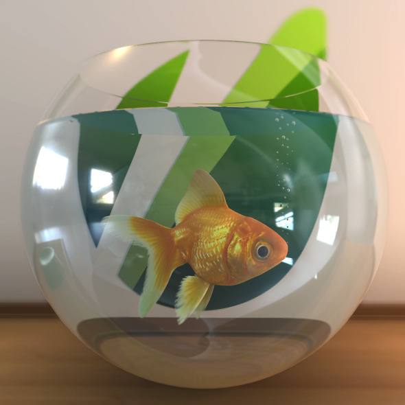 Golden Fish - 3Docean 9692165