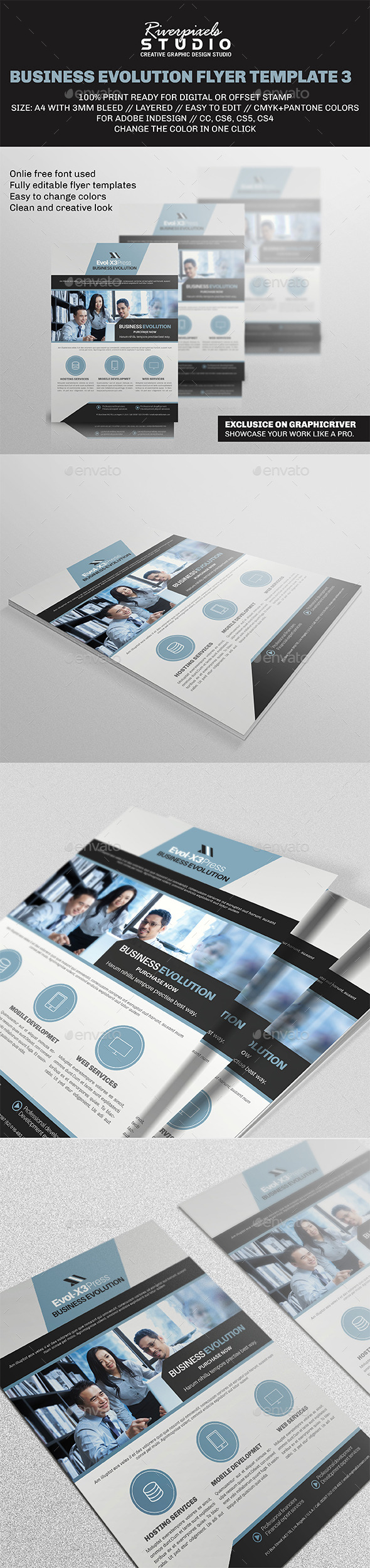 Business Evolution Flyer Template III - Corporate Flyers
