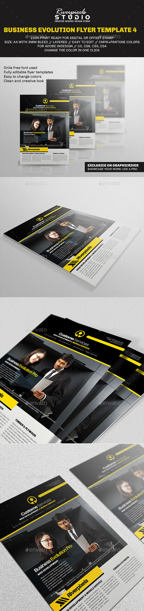 Business Evolution Flyer Template IV - Corporate Flyers