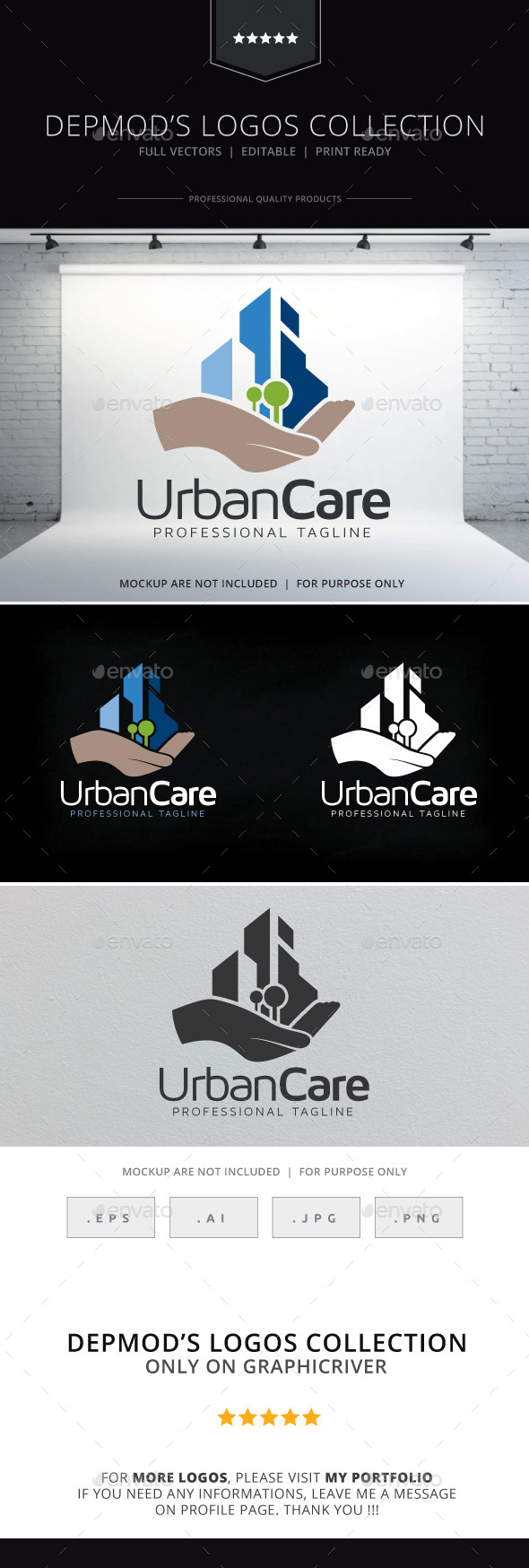 Urban Care Logo - Buildings Logo Templates