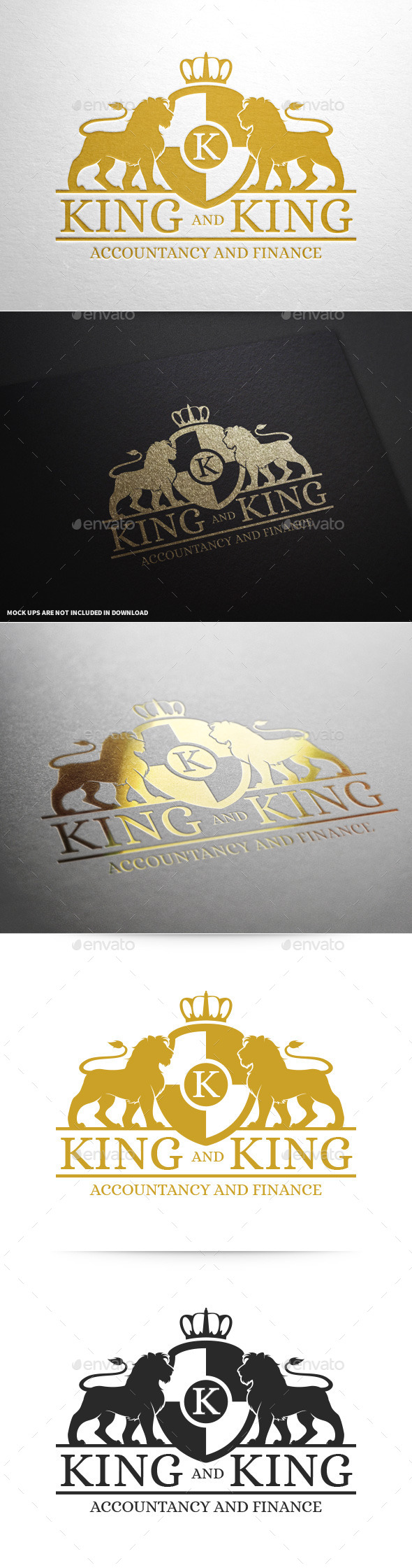 Royal Lion Logo Template v2 - Crests Logo Templates