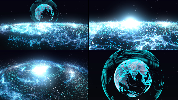 Particle Galaxy Background Pack