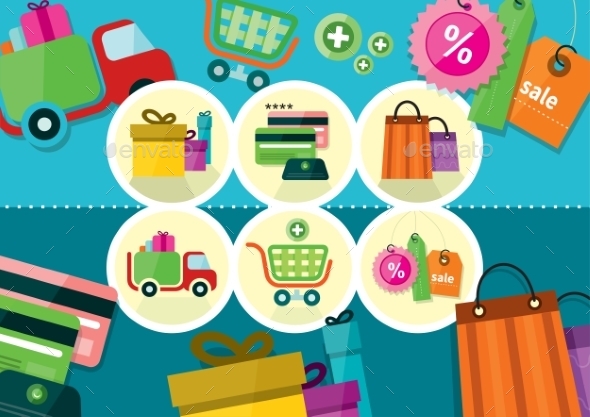 Shopping Icons - Services Commercial / Shopping