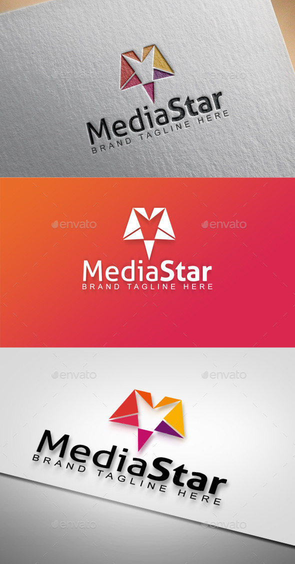 Media Star - Abstract Logo Templates