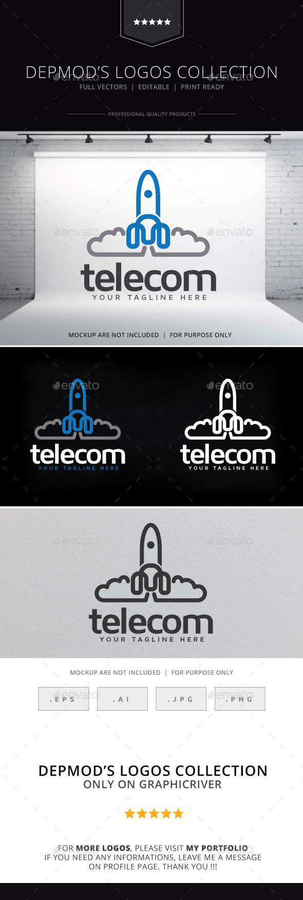 Telecom Logo - Objects Logo Templates