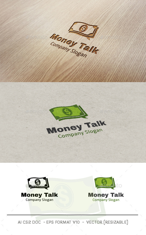 Money Talk logo - Objects Logo Templates