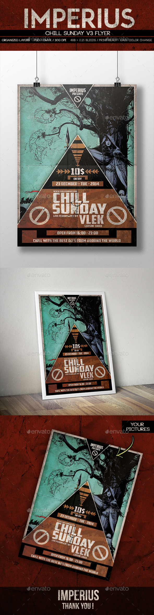 Chill Sunday V3 - Events Flyers