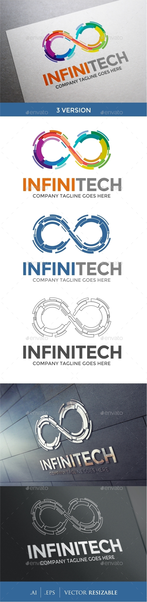 Infinity Logo Template - Abstract Logo Templates
