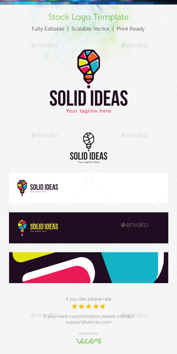 Solid Ideas Stock Logo Template - Symbols Logo Templates