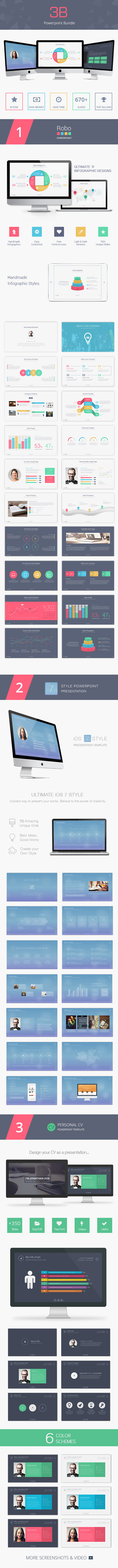 3B Powerpoint Bundle - PowerPoint Templates Presentation Templates