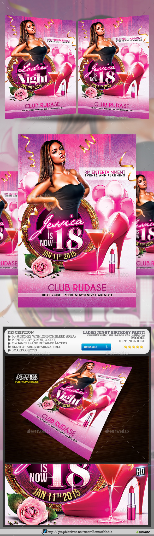 Ladies Night Birthday Party - Clubs & Parties Events