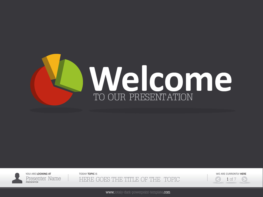 dark powerpoint template by alanmolnar graphicriver