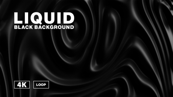 Black liquid smooth wavy surface background