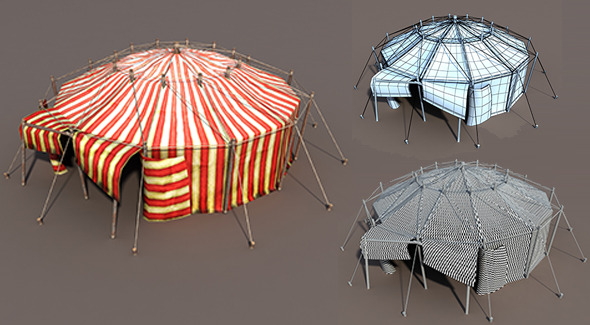 Circus Tent - 3Docean 9701618