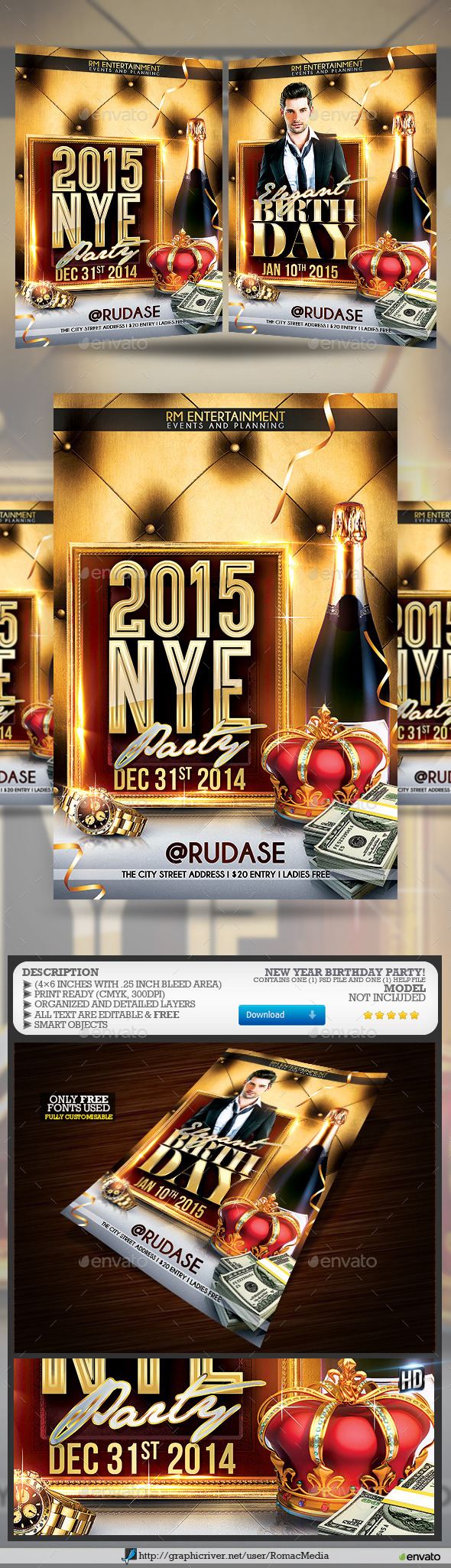 New Year Birthday Party - Clubs & Parties Events