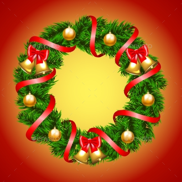 Christmas Fir-Tree Wreath - Christmas Seasons/Holidays