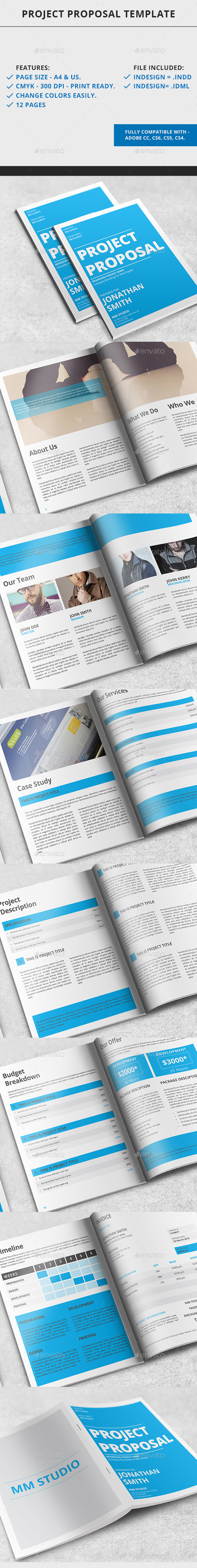 Project Proposal Template - Proposals & Invoices Stationery