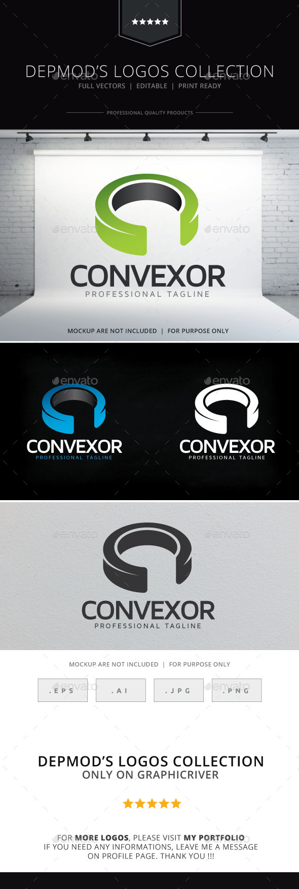 Convexor Logo - Letters Logo Templates