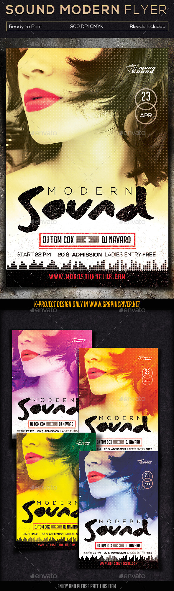 Sound Modern Flyer V2 - Clubs & Parties Events