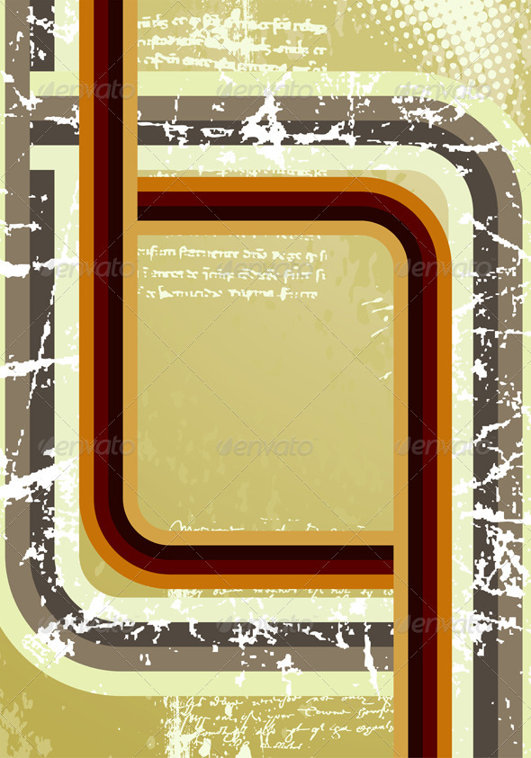 Retro Background - Borders Decorative