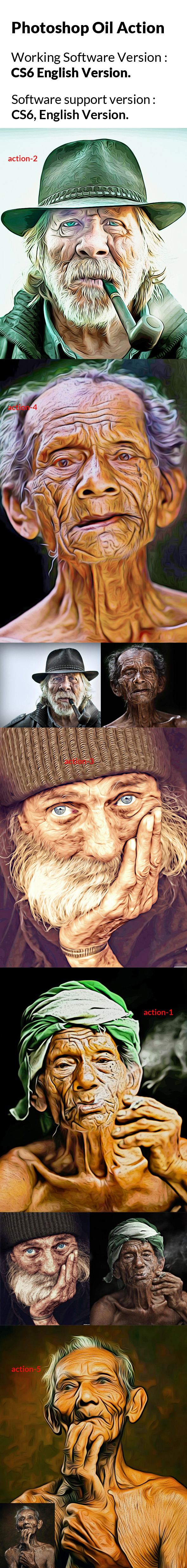 Photoshop Oil Action - Photo Effects Actions
