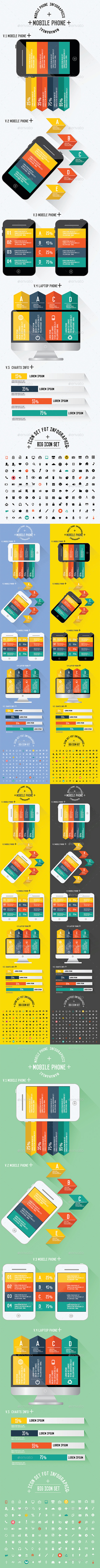 Mobile Phone Infographics Design[Update]