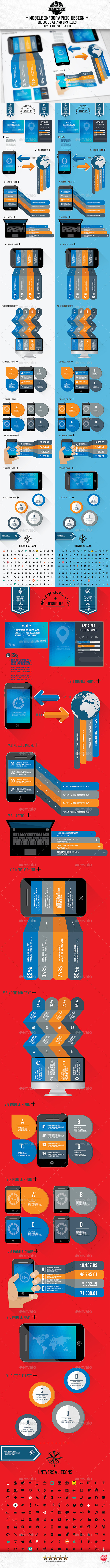 Mobile Phone Infographics Design[Update]