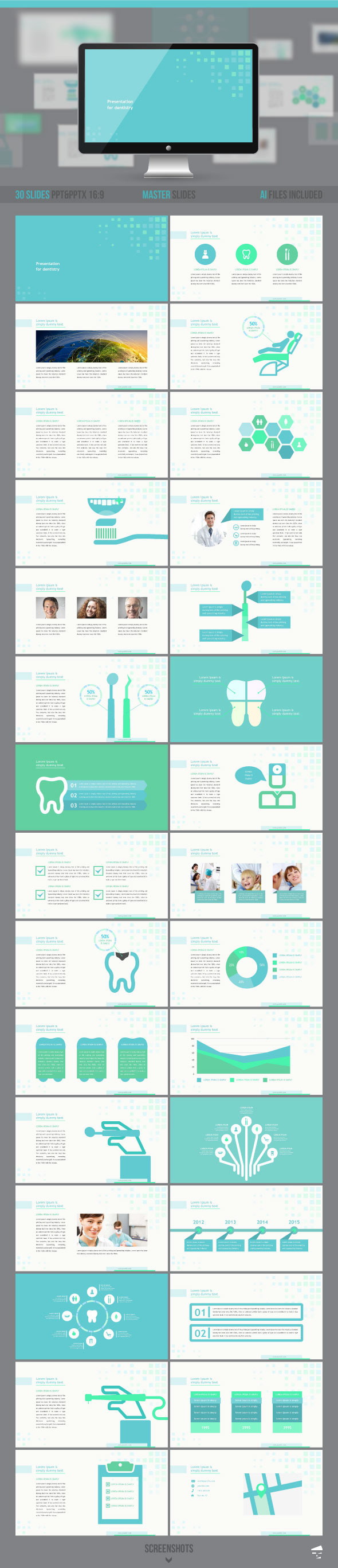Dental Presentation - Business PowerPoint Templates