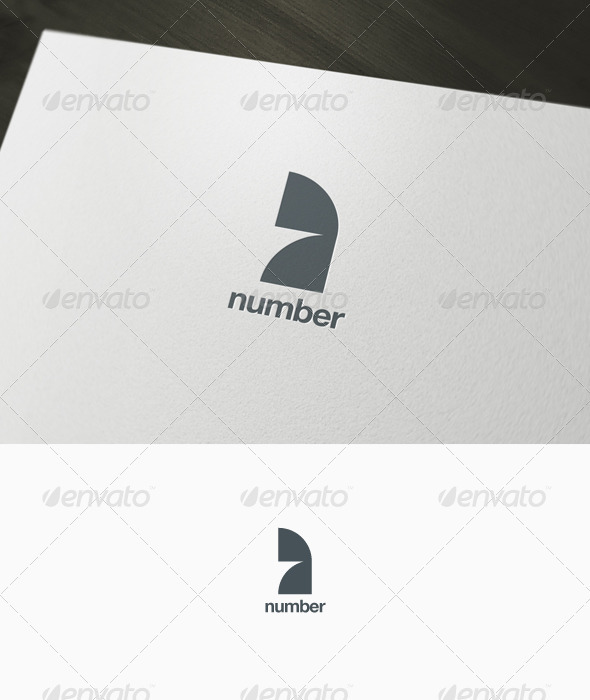 Number Seven Logo - Numbers Logo Templates