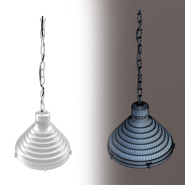 Industrial Lamp - 3Docean 9710514
