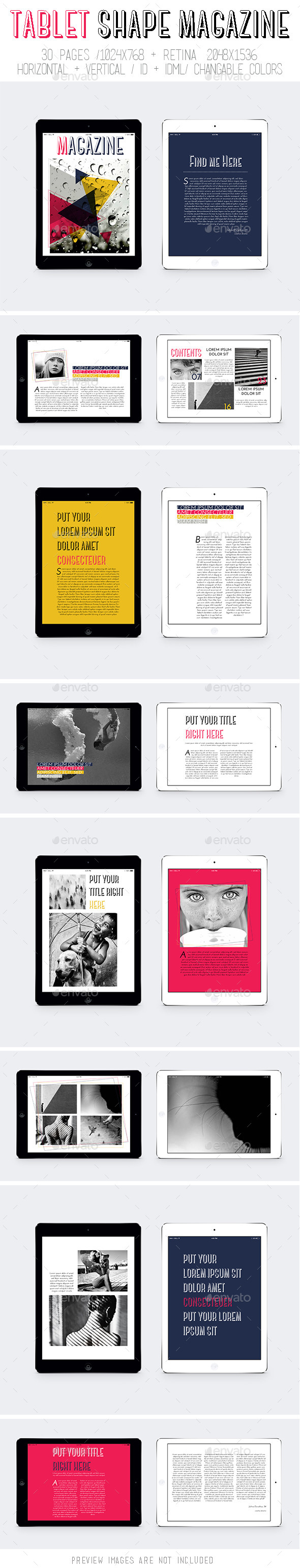 Ipad & Tablet Shape Magazine - Digital Magazines ePublishing