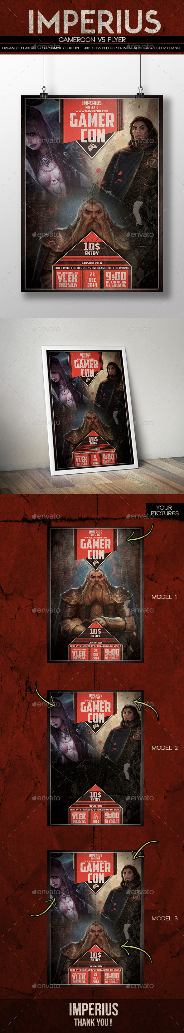 GamerCon V5 - Events Flyers