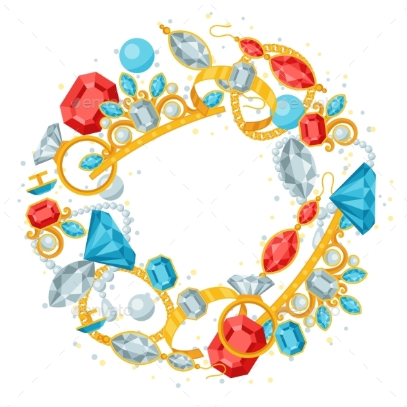 Set of Jewelry and Precious Stones - Services Commercial / Shopping