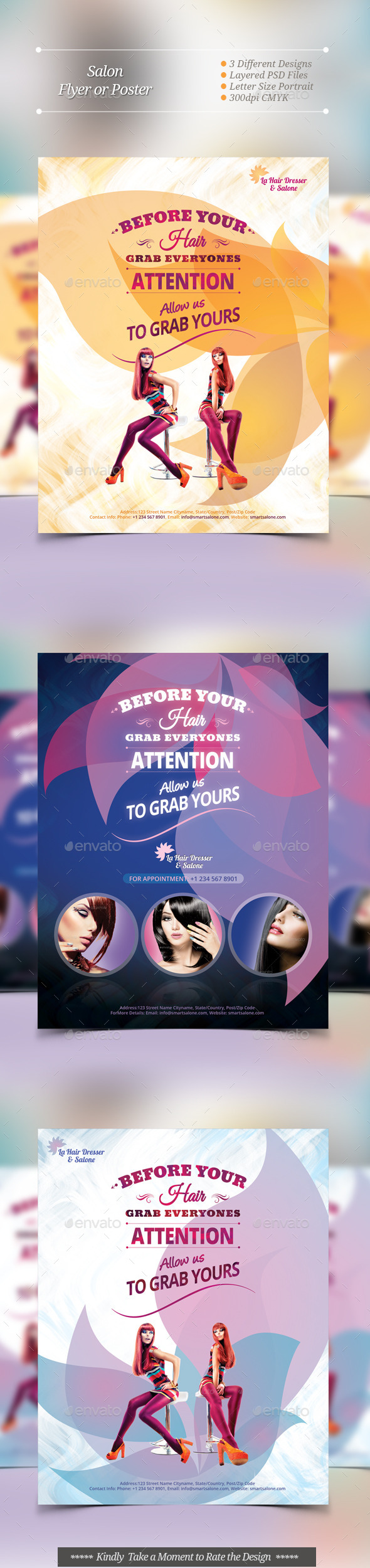 Salon Flyer or Poster - Commerce Flyers