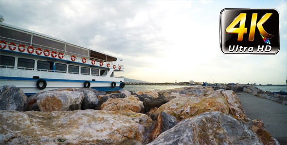 Ferryboat and Rocks alt