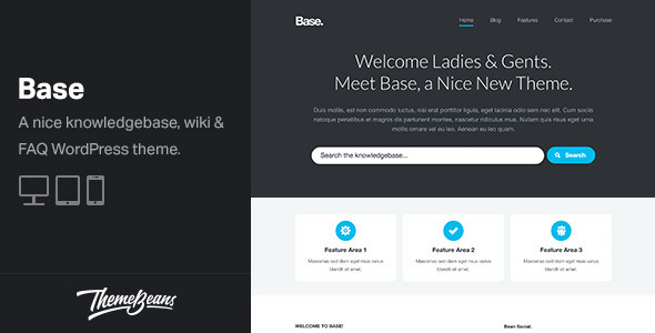 Base — Beautiful Knowledge Base / Wiki / FAQ WordPress Theme - Corporate WordPress