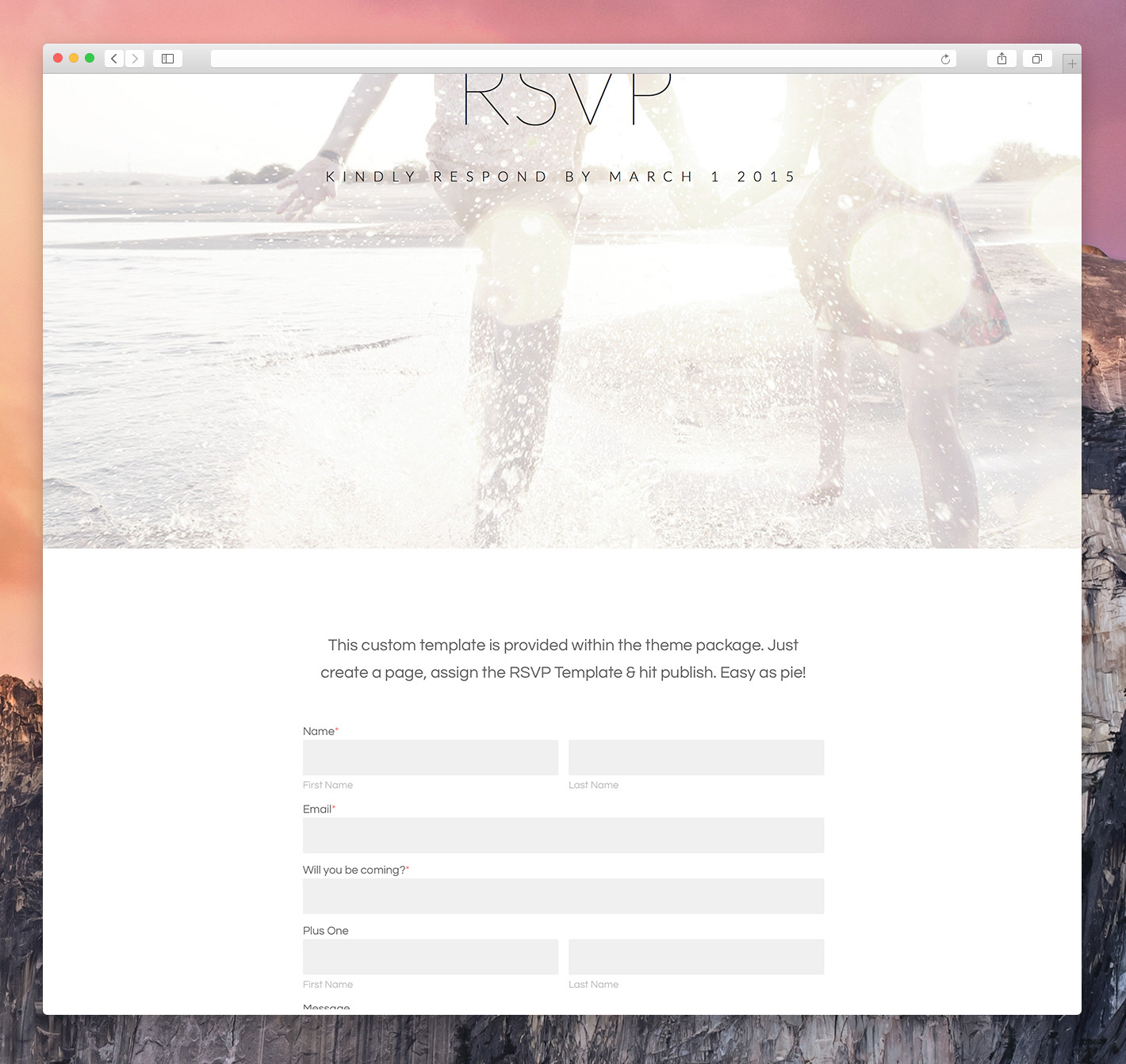 Emma Beautiful Wedding & Engagement Celebration WordPress Theme by